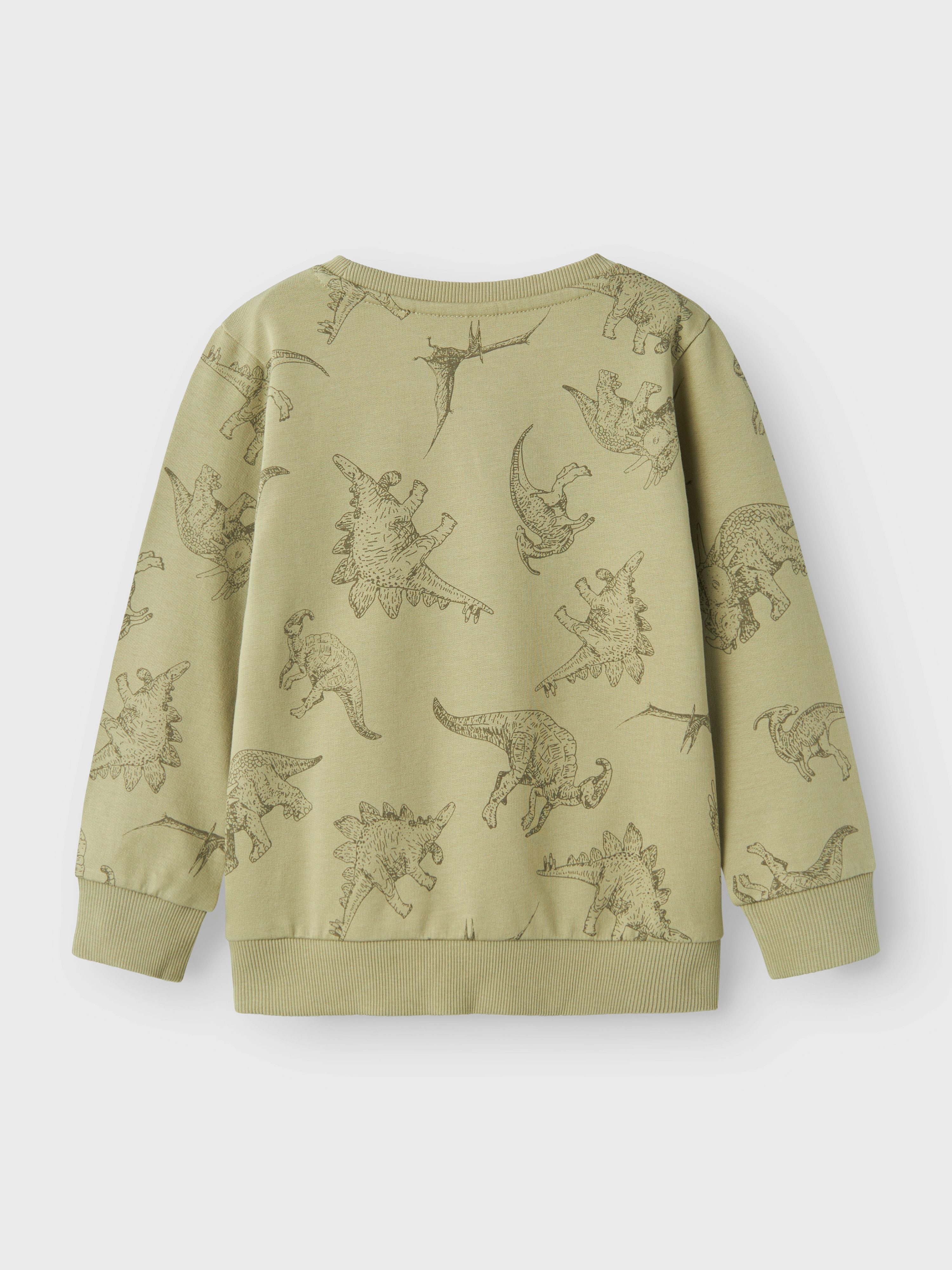 Name It Sweatshirt NMMVARON für Jungen mit Alloverprint und Rippbündchen bedruckt, casual, regular fit, Baumwolle, Rundhals
