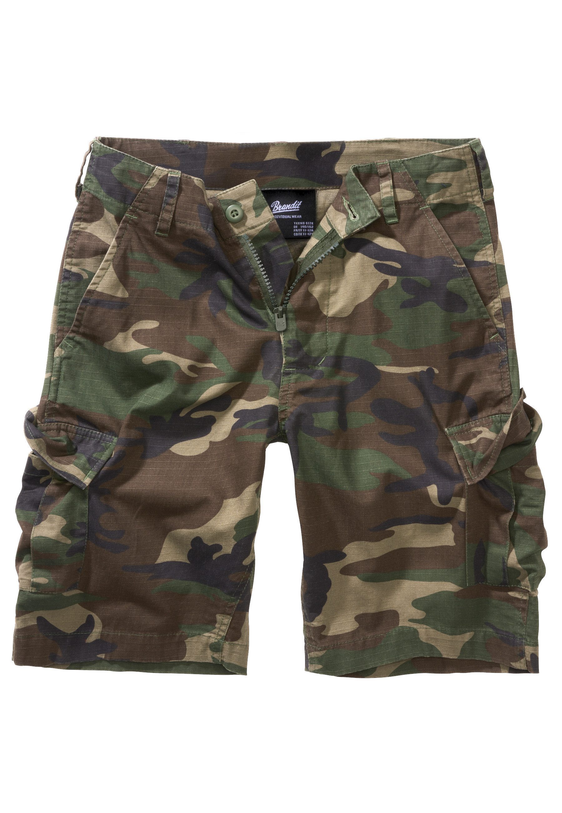 Brandit Stoffhose Brandit Herren Kids BDU Ripstop Shorts (1-tlg)