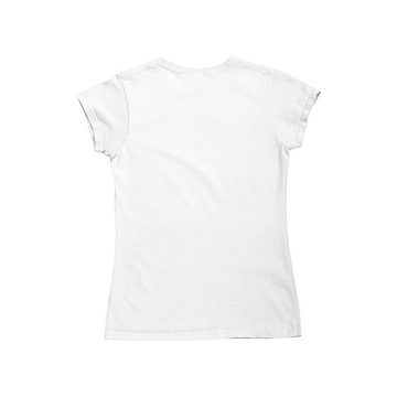 Novux T-Shirt Peace sign Art Damen Tshirt Farbe Weiß (1-tlg) aus Baumwolle