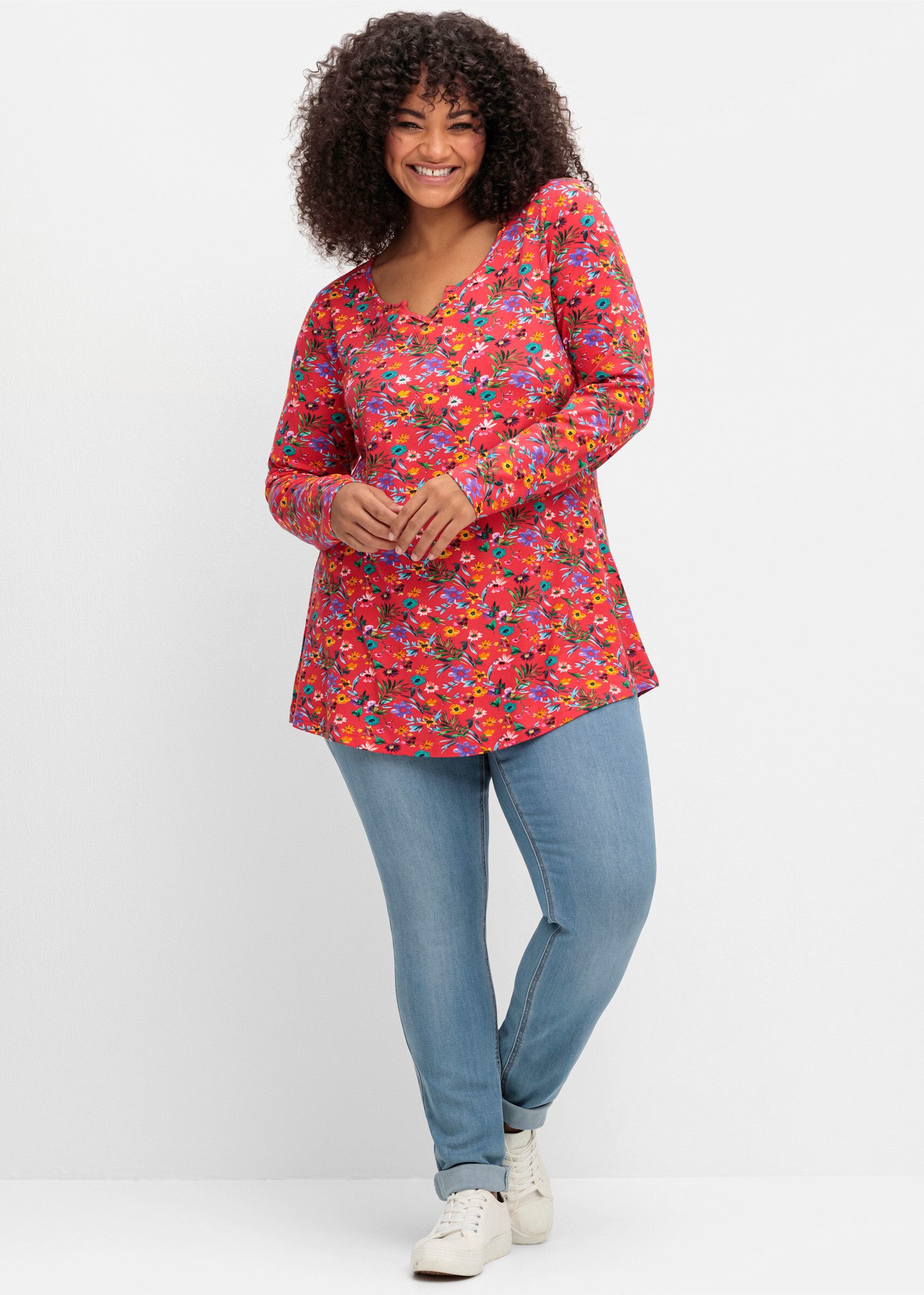 sheego by Joe Browns T-Shirt Longshirt günstig online kaufen