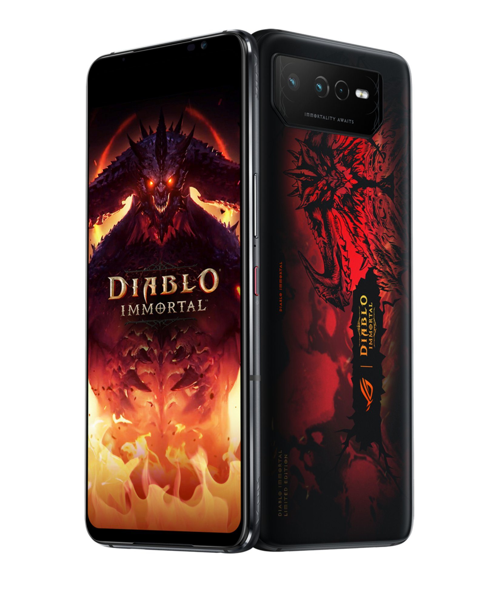 Asus ROG Phone 6 Diablo Immortal Edition Smartphone (17,22 cm/6,78 Zoll, 50 MP Kamera, Gaming Smartphone, Diablo Immortal Edition)
