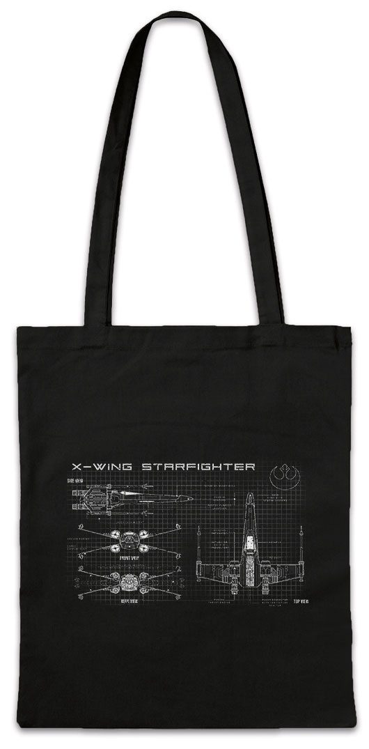 Beuteltasche Red 5 Blueprint Stofftasche Star Rebel X Wars Wing Alliance X-Wing