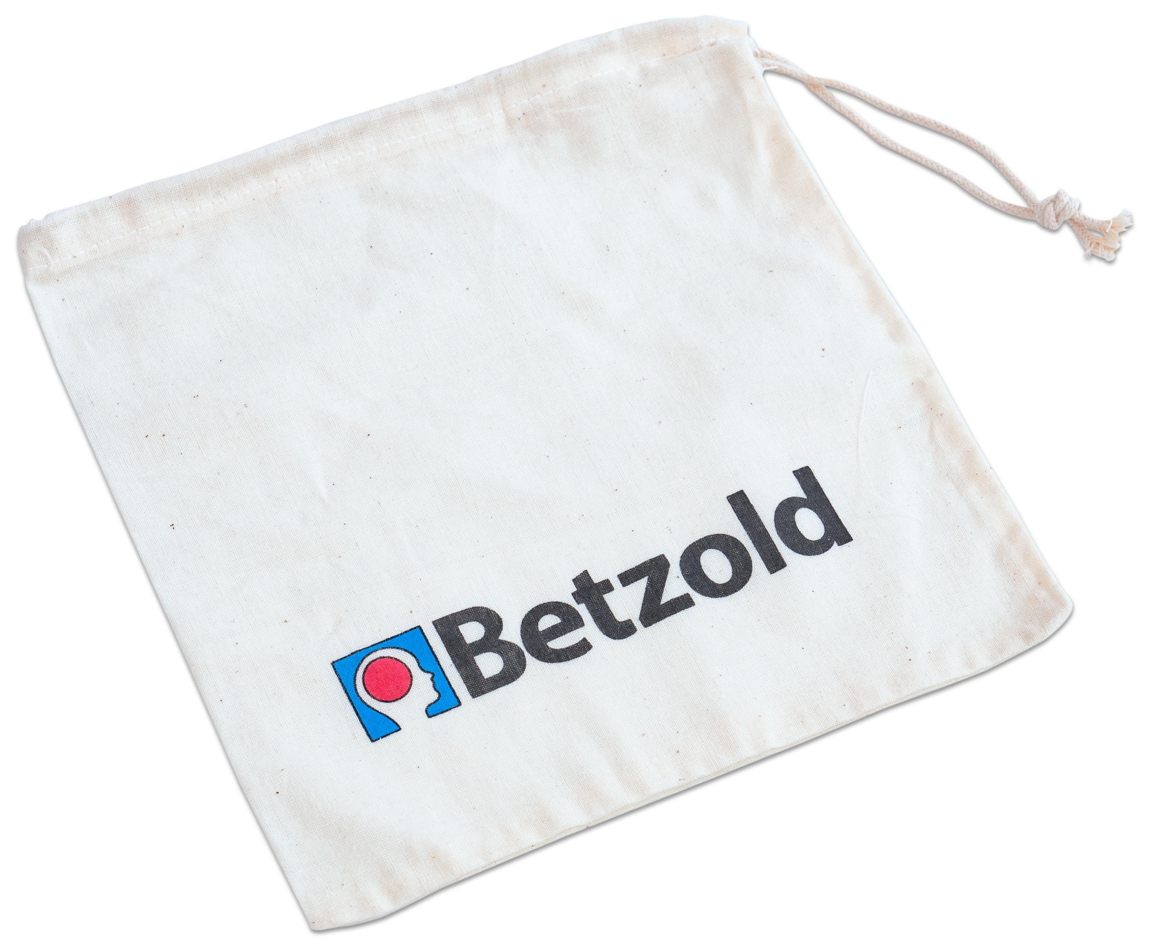 Betzold Beuteltasche Stoffbeutel mit Aufdruck, 5 Stück