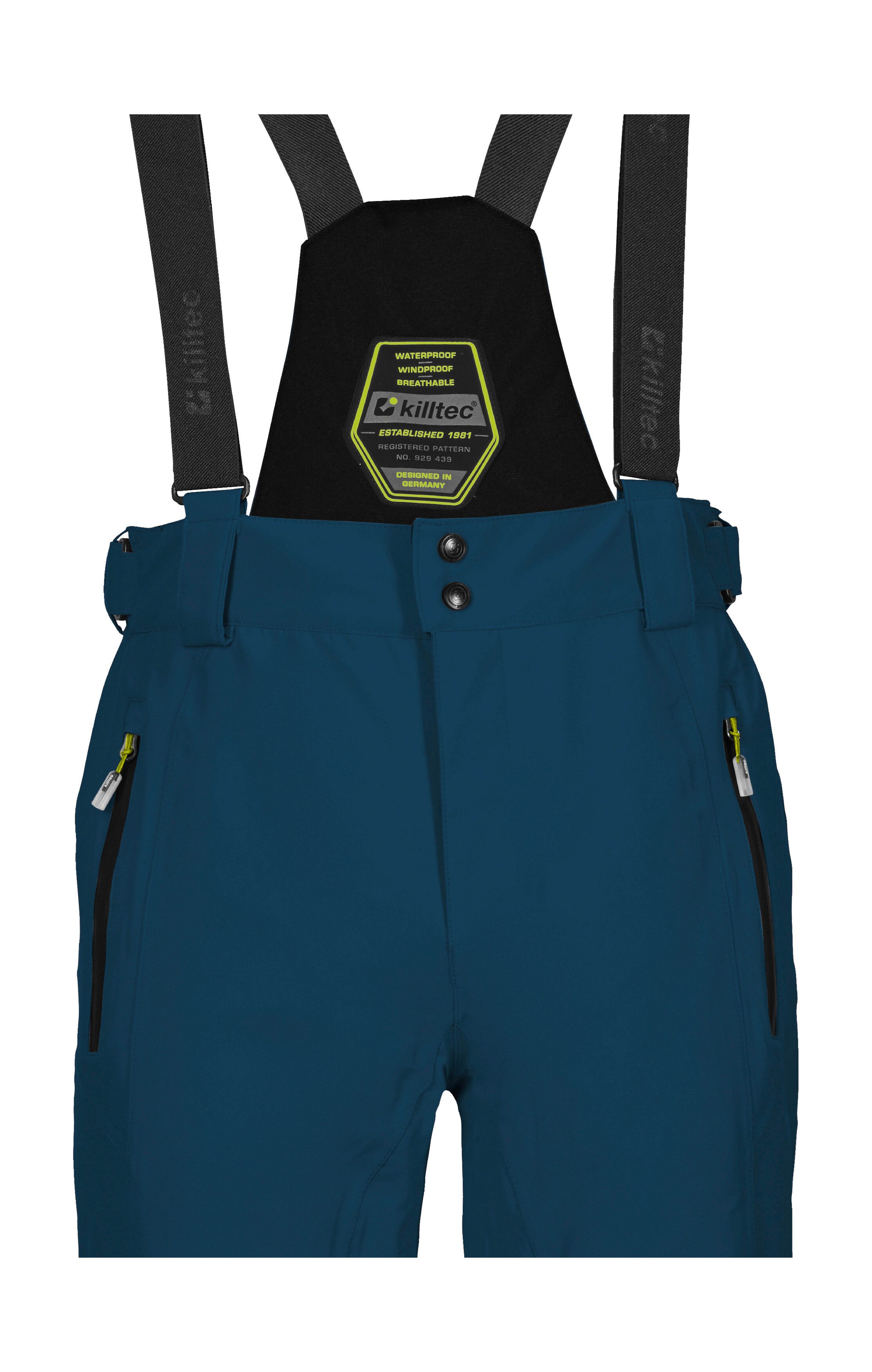 Killtec Skihose Enosh Wasser- und winddicht, atmungsaktiv, verstellbare Taille, Kantenschutz