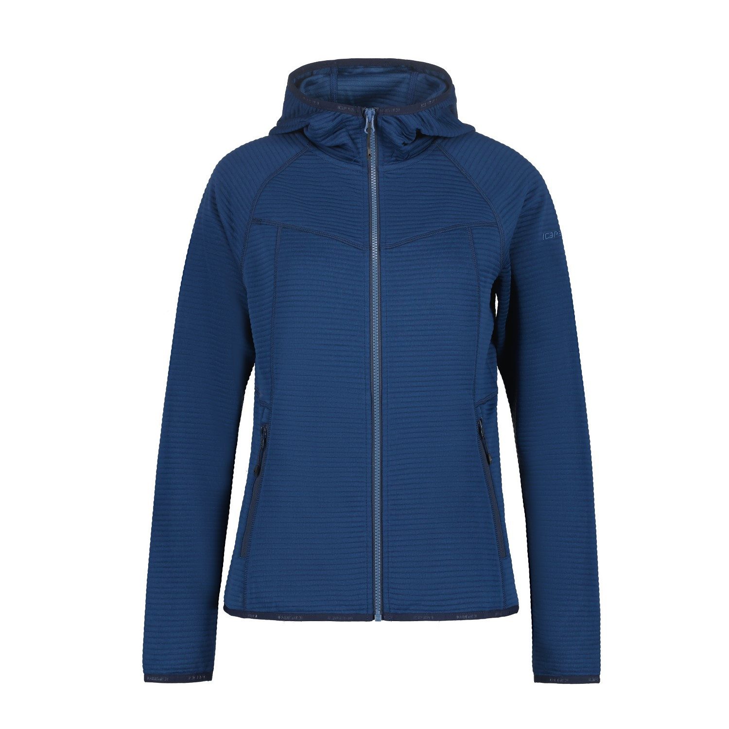 Icepeak Strickfleecejacke Midlayer Berryville mit Kapuze