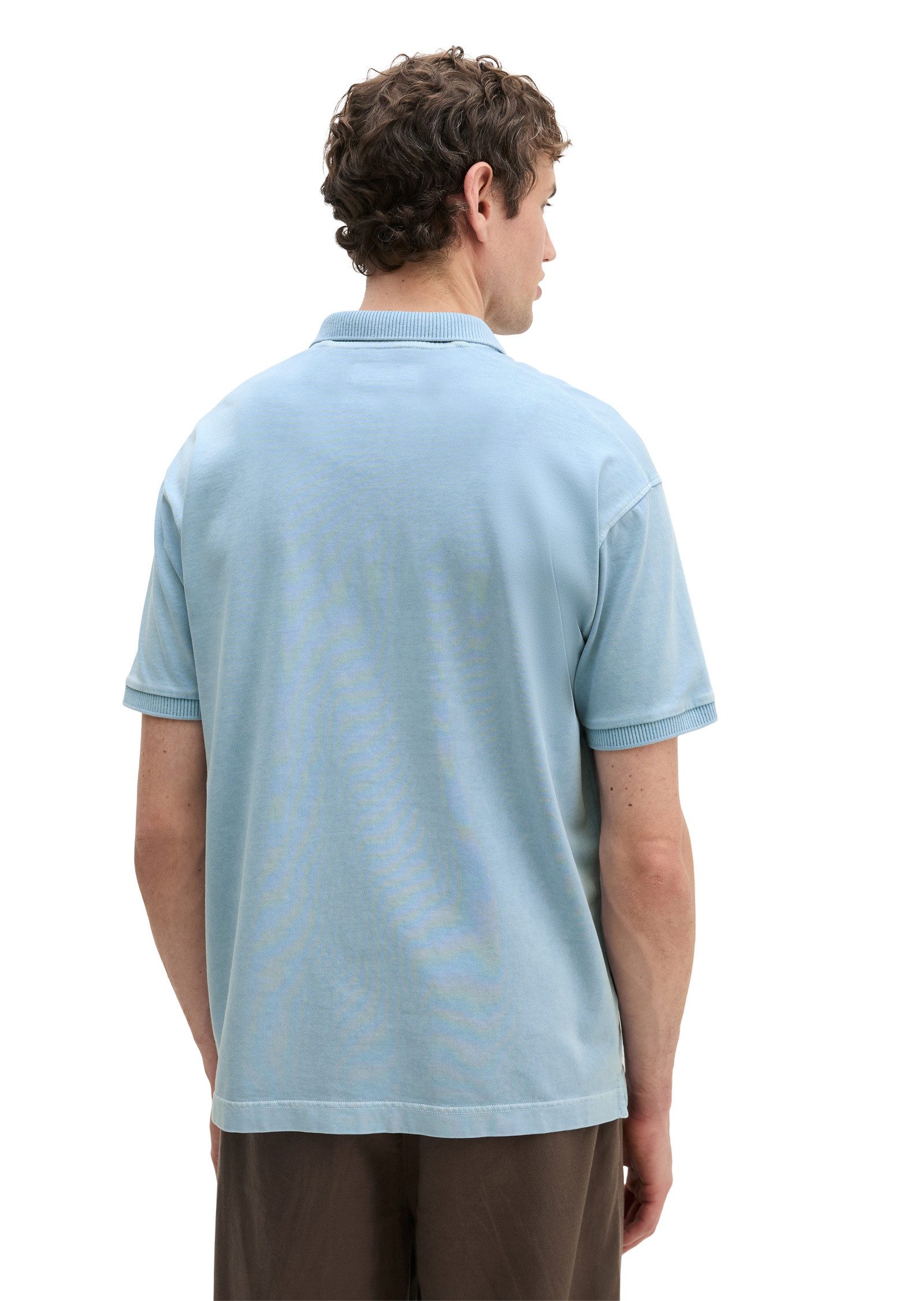Marc O'Polo Poloshirt aus schwerem Bio-Baumwoll-Jersey