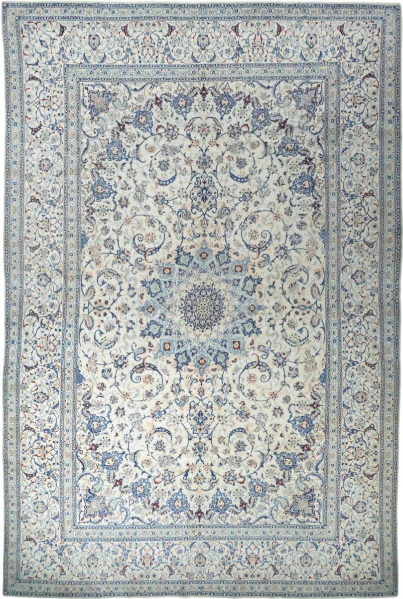 Orientteppich Nain 9La Trading, 8 Höhe: Orientteppich Nain / rechteckig, mm 381x569 Handgeknüpfter Perserteppich