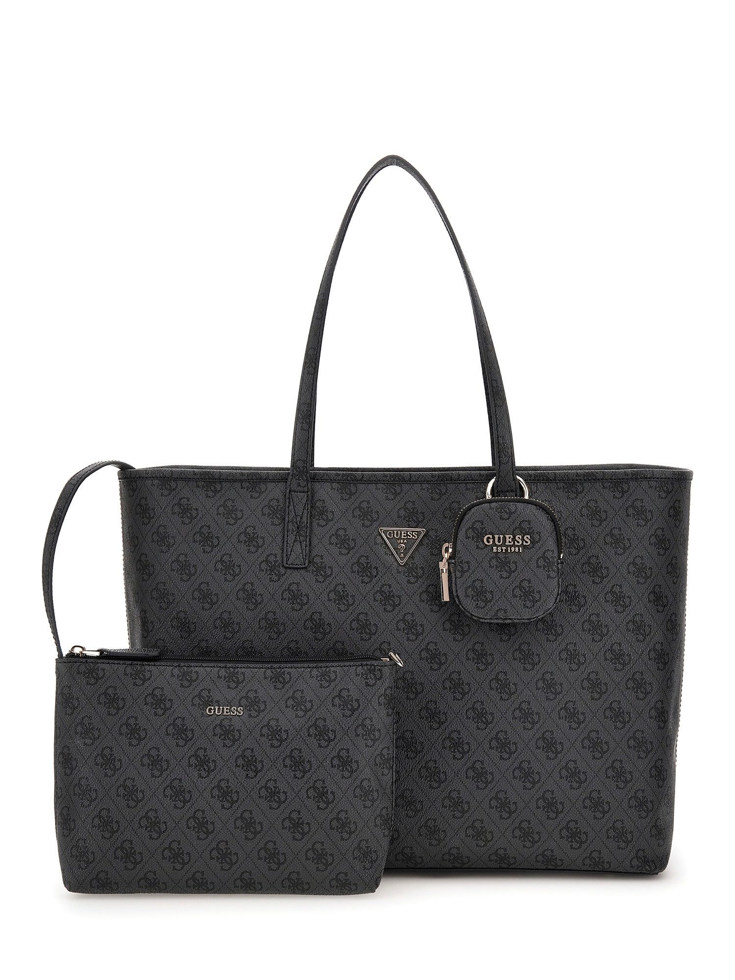 Guess Umhängetasche HWSL7124240 POWER PLAY II LARGE TECH TOTE Woman Сумки для покупок (Stück, 1), Logoschriftzug
