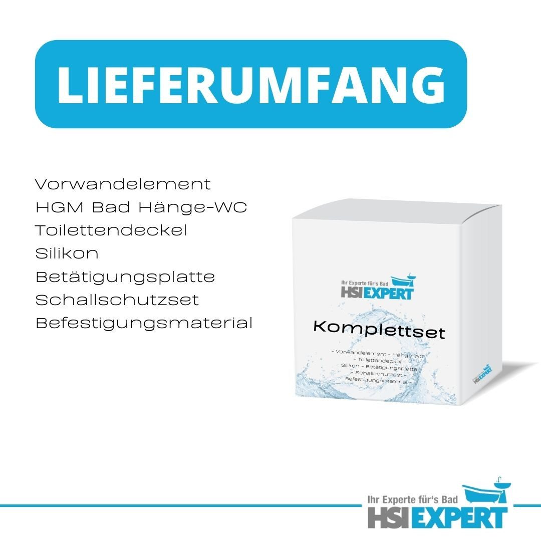 GEBERIT Vorwandelement WC Geberit Spülkasten Ideal Standard WC spülrandlos, Spar-Set