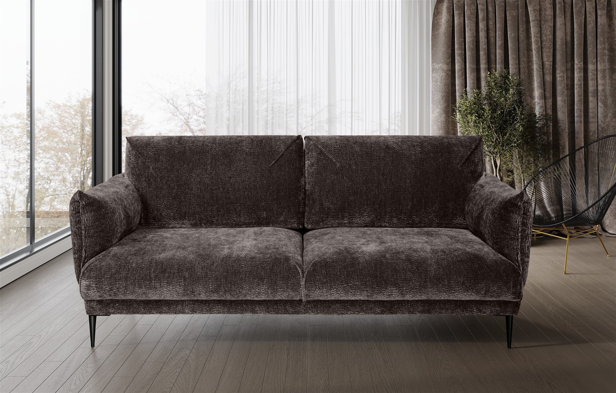 Fun Möbel 3-Sitzer Sofa Designersofa MADISON günstig online kaufen