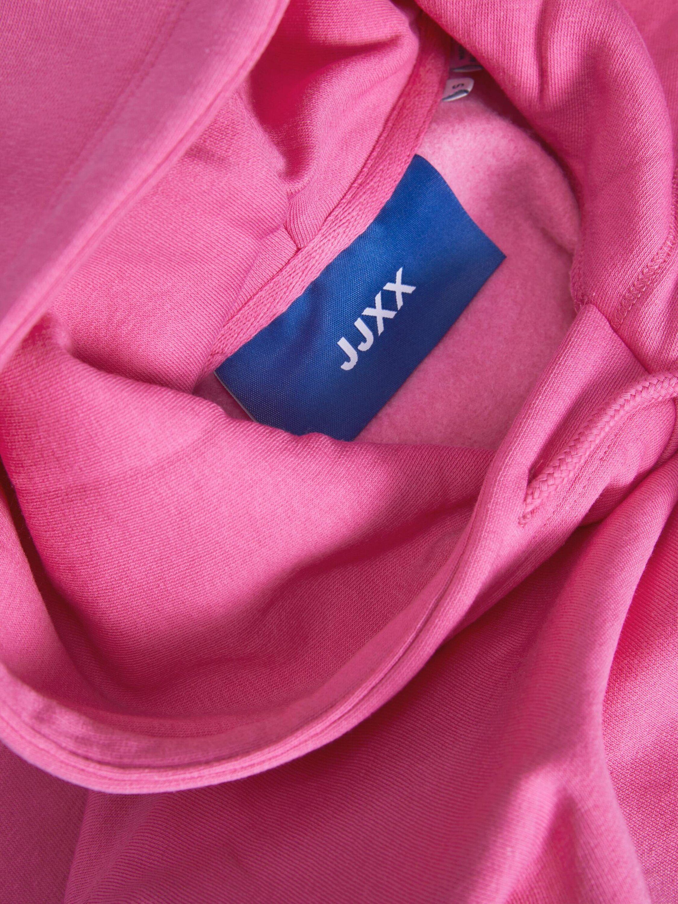 (1-tlg) JJXX Plain/ohne carmine Details Abbie Sweatshirt rose