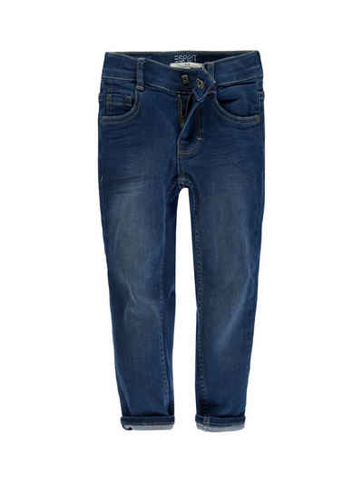 Esprit Bequeme Jeans »Stretch-Jeans mit Weitenservice und Verstellbund«