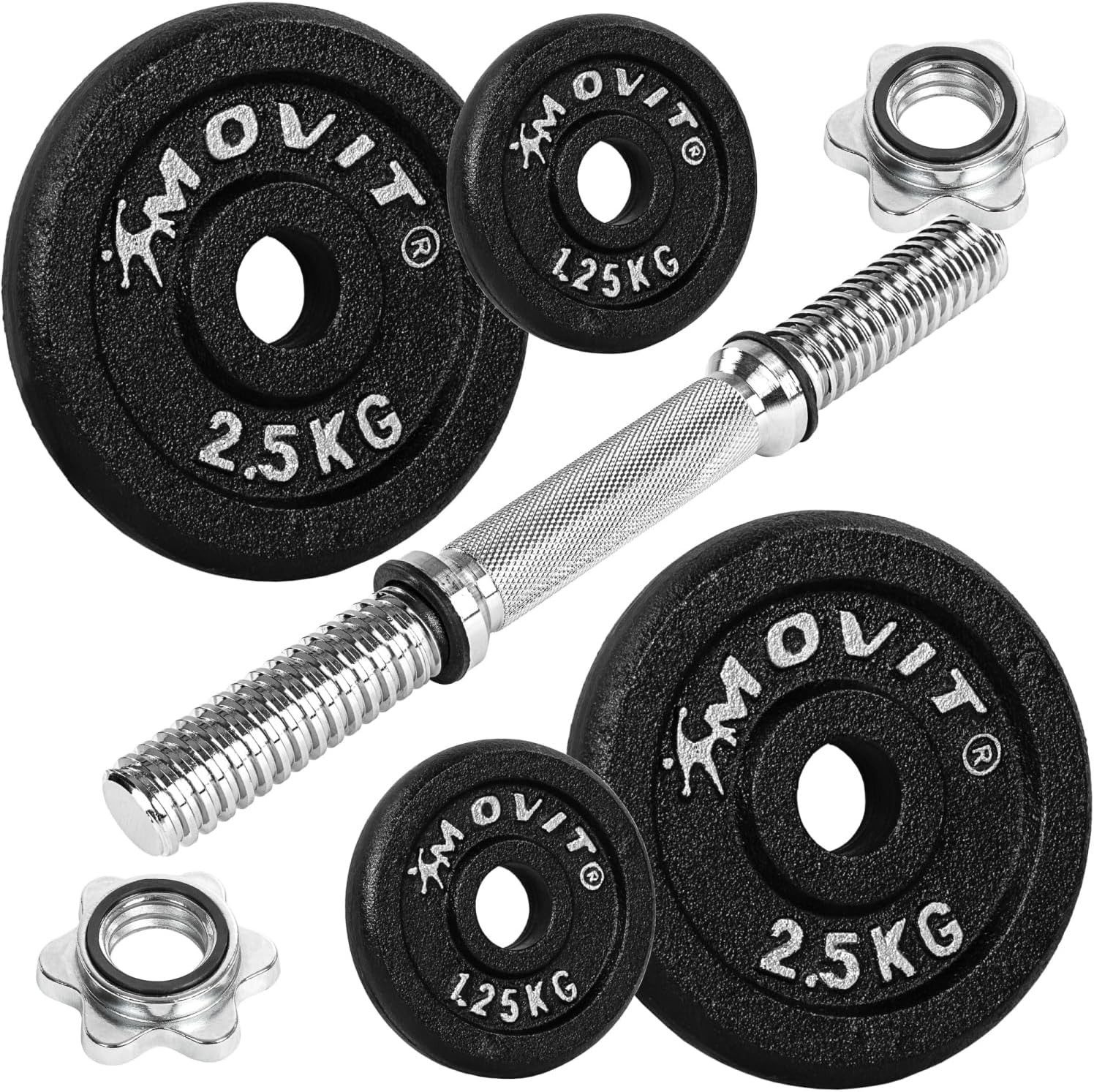 MOVIT Kurzhantel Kurzhantel Set 10 - 30 kg