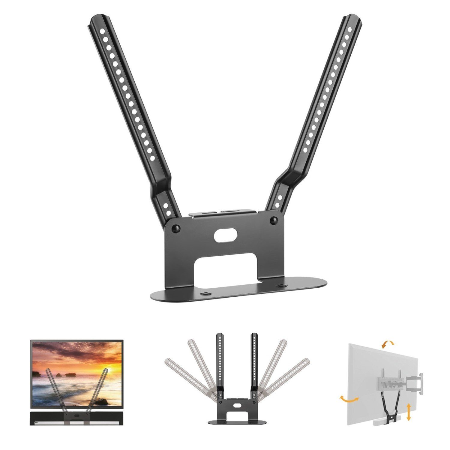 ARLI Lautsprecher-Wandhalterung Halterung für Sonos Beam Soundbar Zusatzhalterung TV Halter, (Universal)