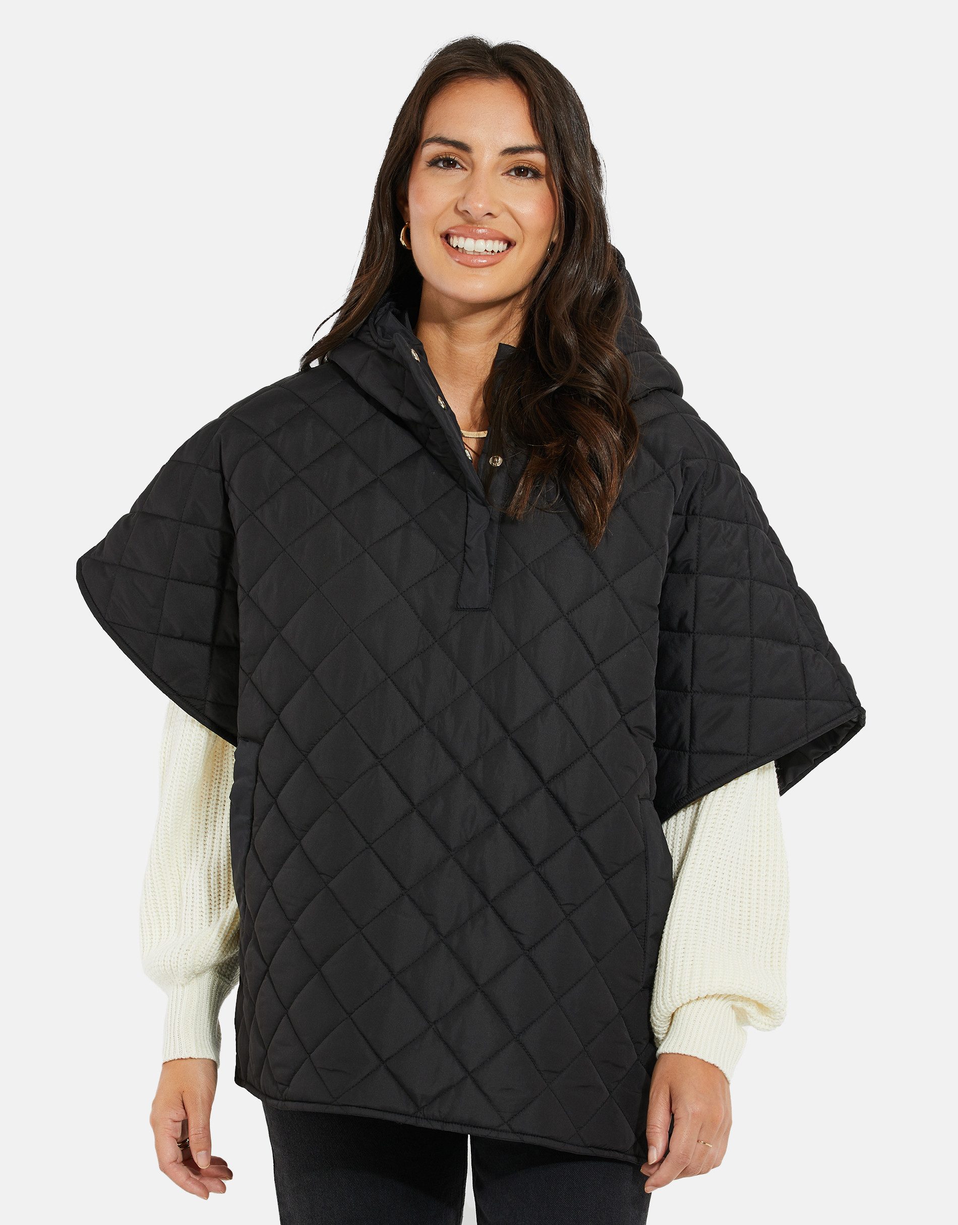 Threadbare Steppjacke THB Charlie Quilted Poncho