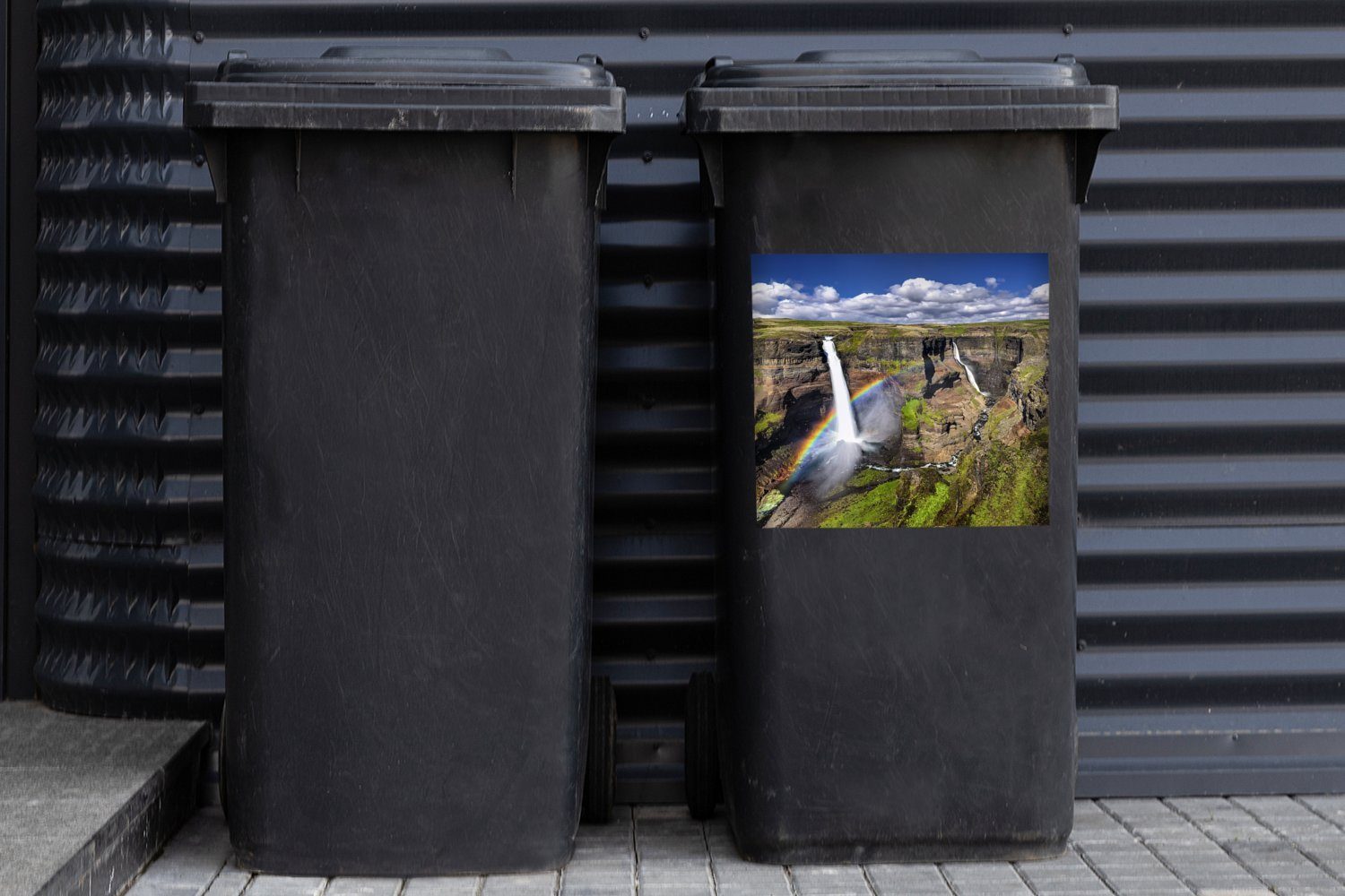 Sticker, Mülltonne, Mülleimer-aufkleber, Kanada Regenbogen Abfalbehälter Wandsticker in MuchoWow Jasper im (1 National St), Park Container,