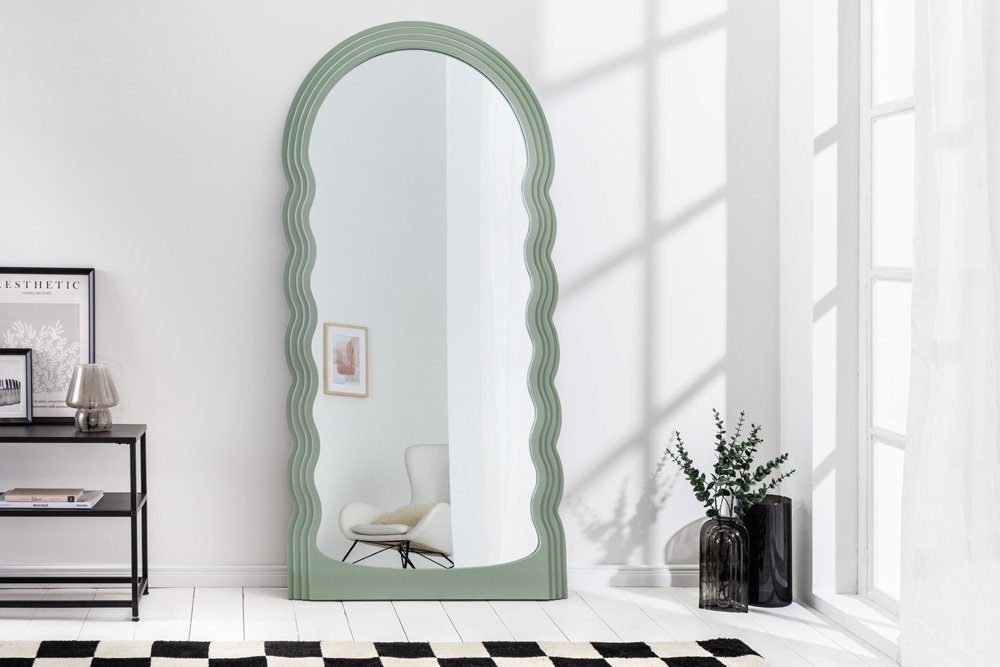riess-ambiente Wandspiegel WAVE 160cm salbeigrün (Einzelartikel, günstig online kaufen