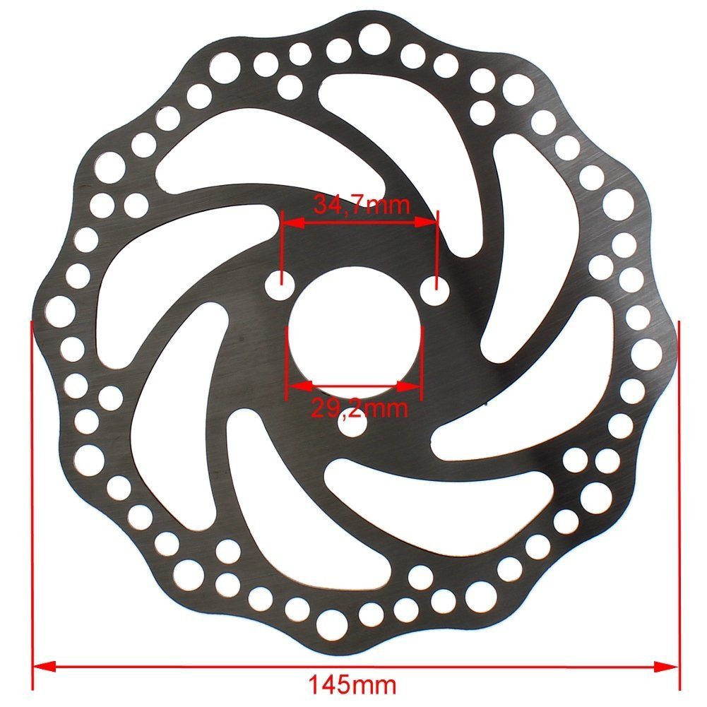 Mach1 Bremsscheibe Wave Bremsscheibe für einen Mach1 Elektro oder Benzin Scooter (1-St)