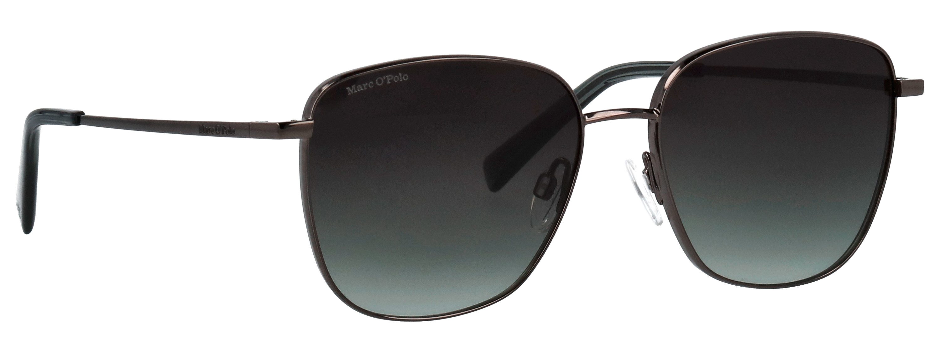 Marc O'Polo Sonnenbrille Modell 505124 Form Butterfly, Logoschriftzug auf Bügel, Metallfassung