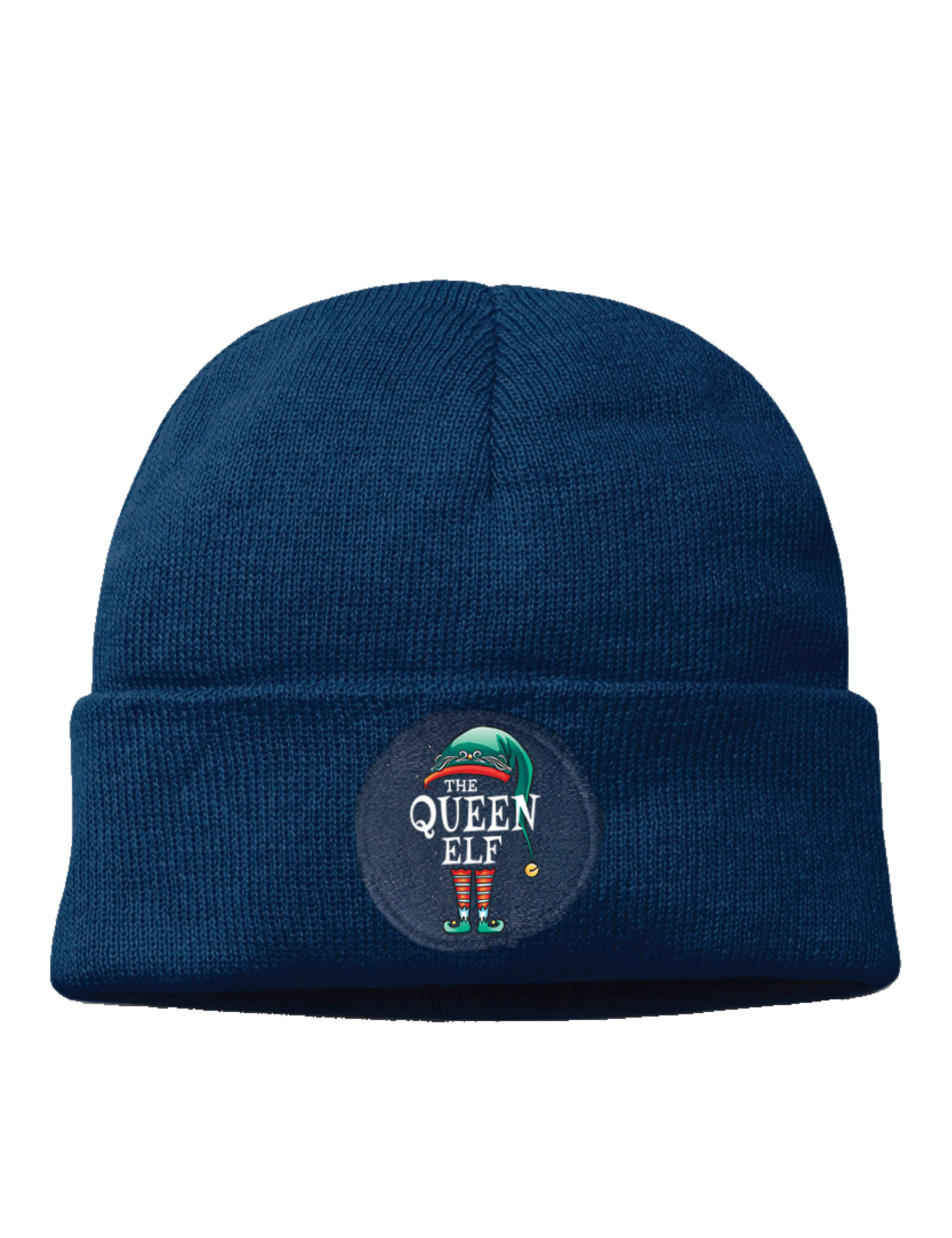Youth Designz Beanie The Queen Elf Damen Beanie Mütze für Weihnachten mit trendigem Motiv