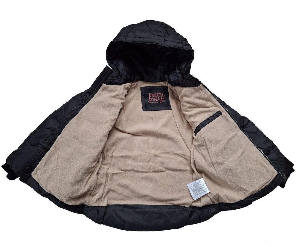 Outburst Winterjacke Outburst Mädchen Steppjacke Winterjacke schwarz (1-St., kein Set)