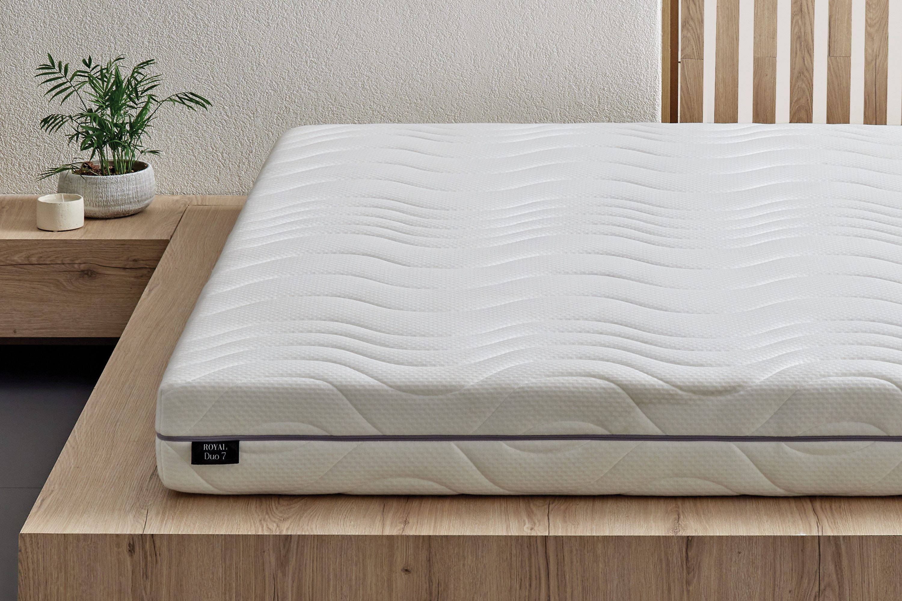 Taschenfederkernmatratze Royal Duo 7 Slim, Matratze 90x200, 140x200 cm & weitere Größen, Yatas Bedding, 18 cm hoch, (1-tlg), 7-Zonen, H2 / H3, Wendematratze, ergonomisch, atmungsaktiv