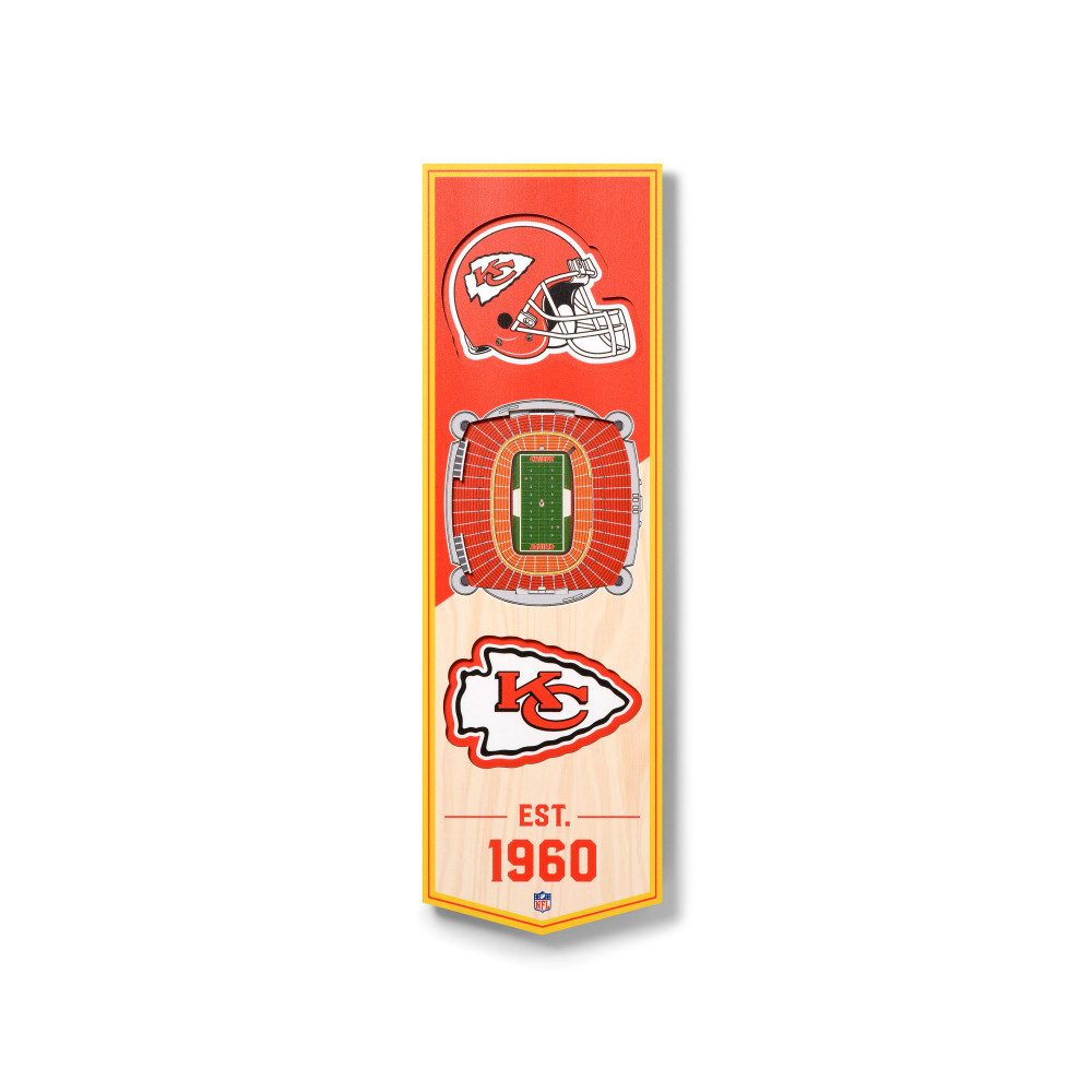 Kansas City Chiefs Kansas City Chiefs 3D Stadium Banner