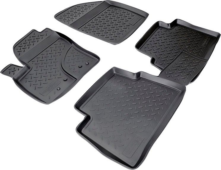 RECAMBO Passform-Fußmatten CustomComforts (4 St), Ford perfekte für - Passform DM2 Typ C-Max, 2003 2010