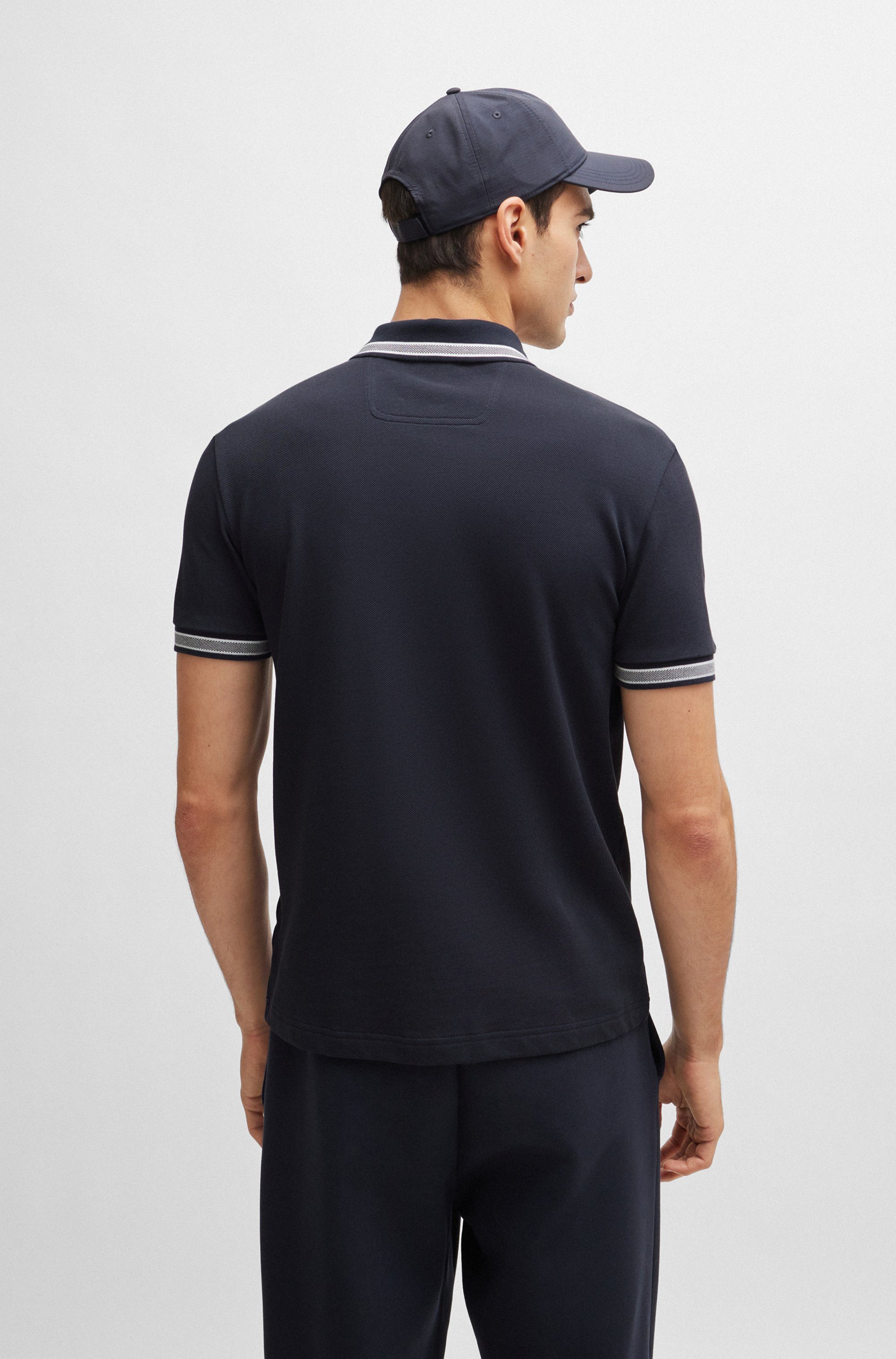 BOSS GREEN Poloshirt Paddy mit kontrastfarbenen Streifen am Kragen günstig online kaufen