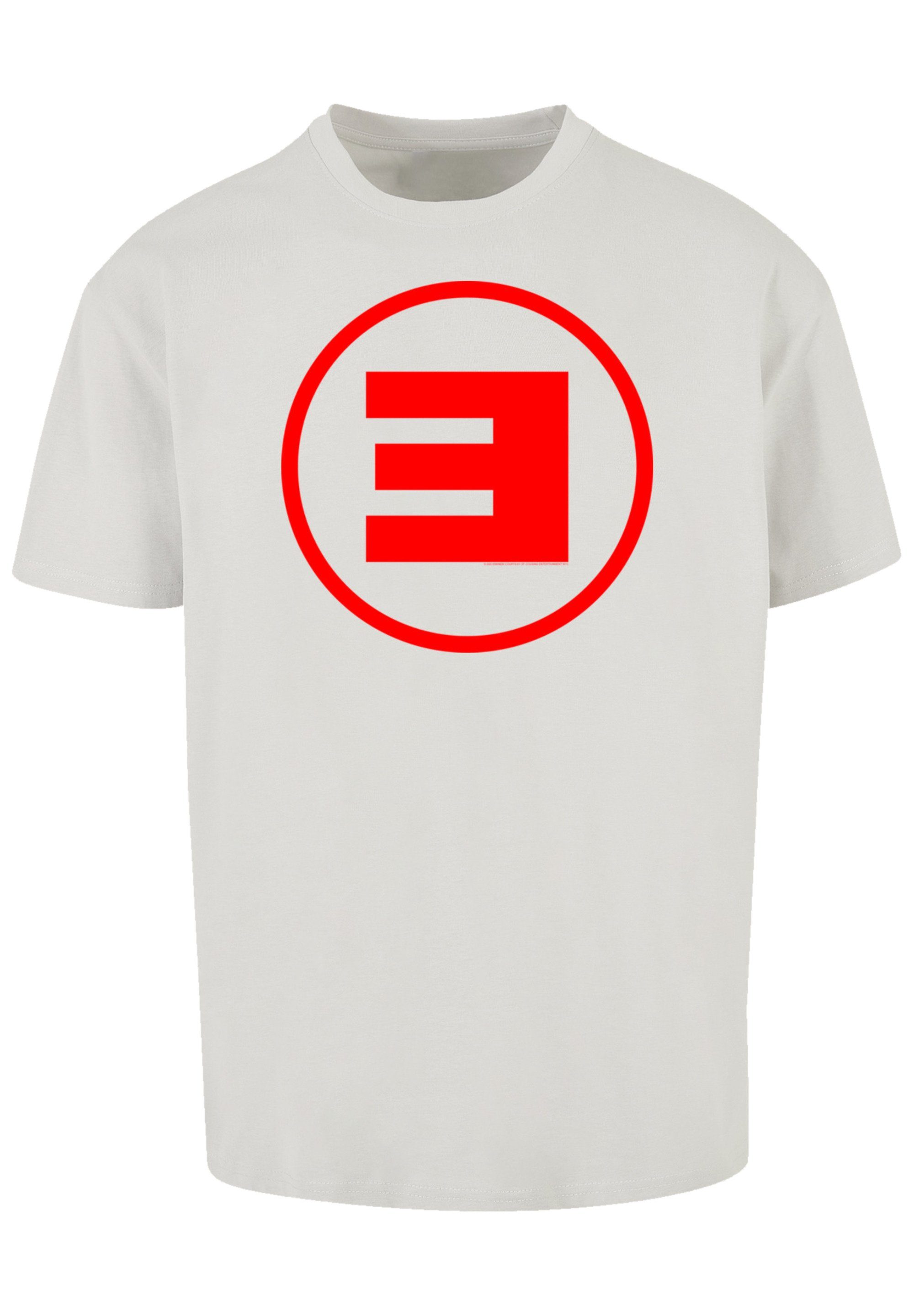 F4NT4STIC T-Shirt Eminem Circle By Musik, Off Hop Premium Rock Rap lightasphalt Hip Qualität, Music E