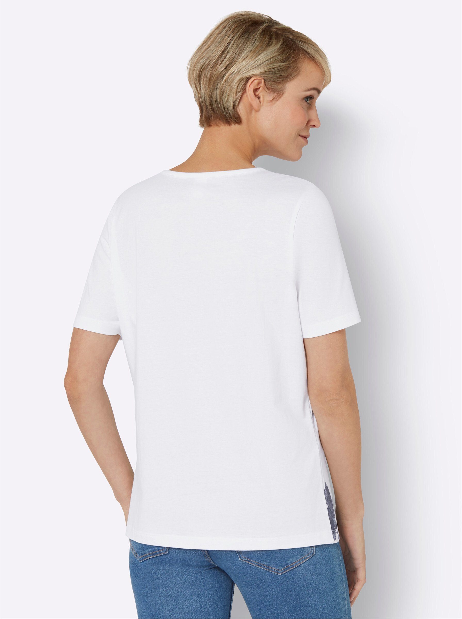 Sieh an! T-Shirt weiß-bedruckt