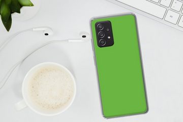 MuchoWow Handyhülle Grün - Farben - Natur, Phone Case, Handyhülle Samsung Galaxy A53, Silikon, Schutzhülle