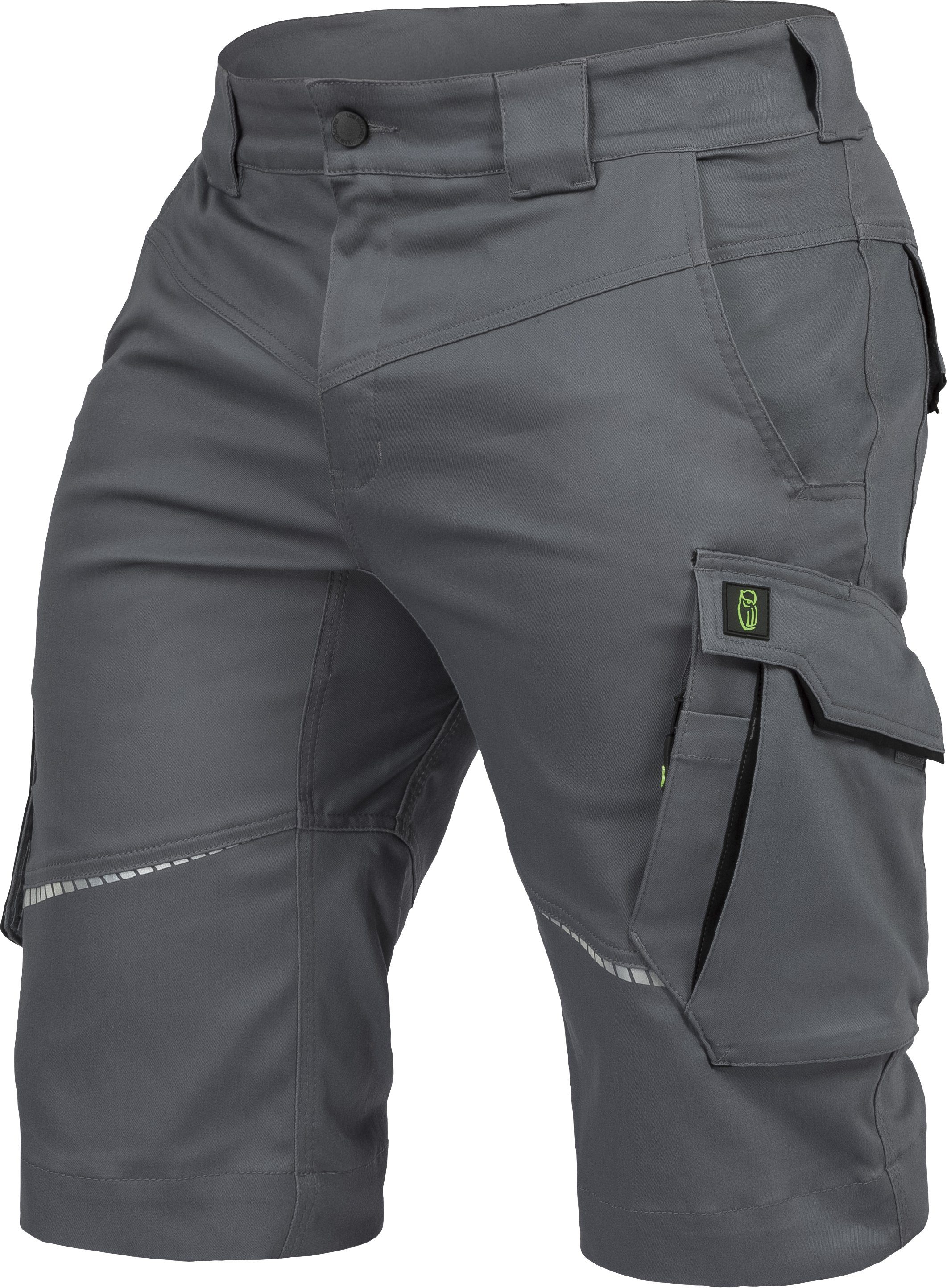 Flex-line grau/schwarz Leibwächter Arbeitsshorts Herren Arbeitsshorts