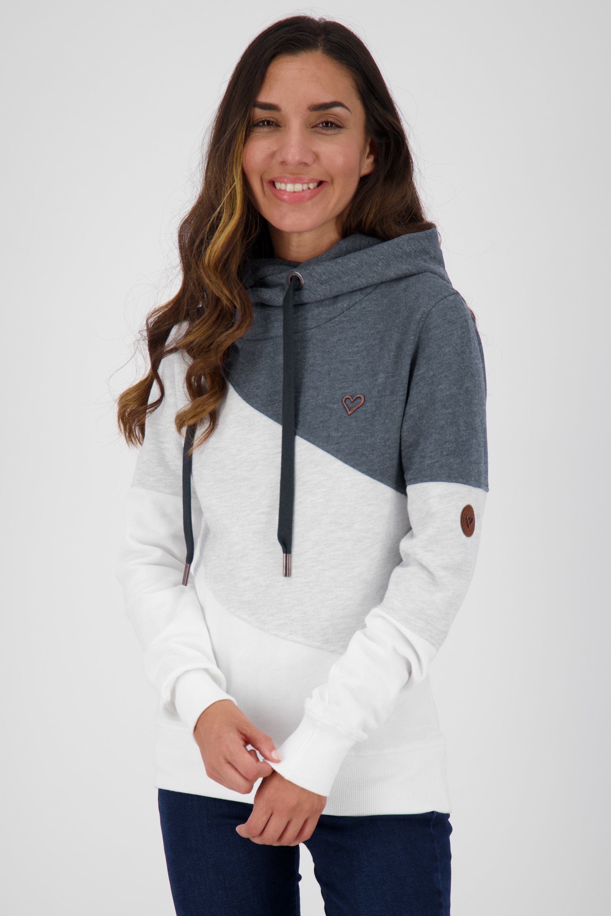 Preislimitierter Sonderverkauf Alife & Kickin Sweatshirt Sweatshirt StacyAK Damen Kapuzensweatshirt marine