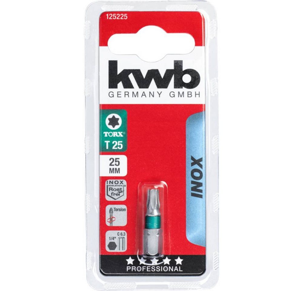 Thumbnail - kwb Kreuzschlitz-Bit INOX Bits, 25 mm, T 25