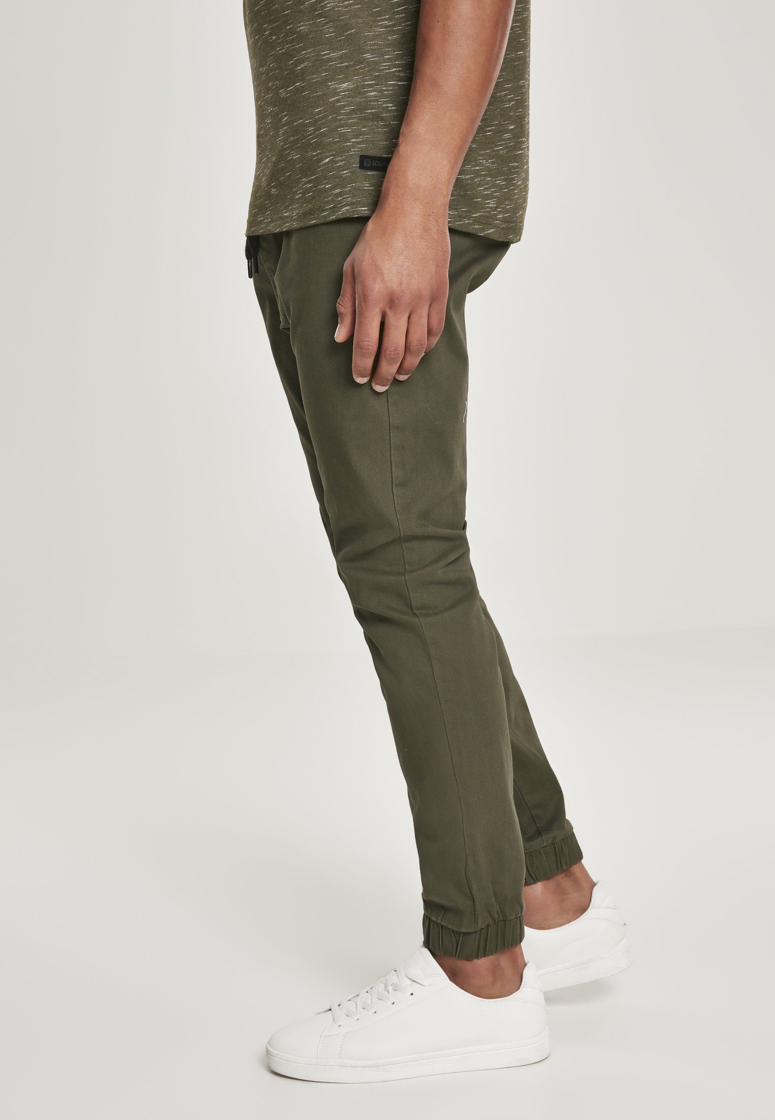 Jogger olive Herren Stretch Southpole Stoffhose Pants (1-tlg)