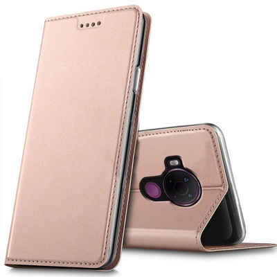 CoolGadget Handyhülle Magnet Case Handy Tasche für Nokia 5.4 6,39 Zoll, Hülle Klapphülle Ultra Slim Flip Cover für Nokia 5.4 Schutzhülle