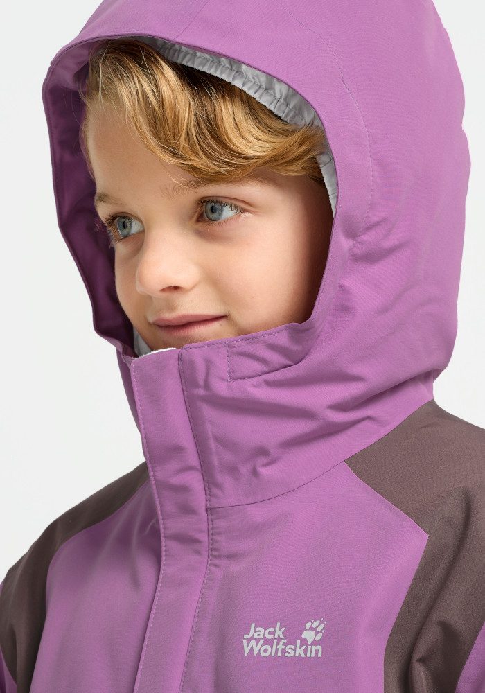Jack Wolfskin Skijacke SNOWFLASH JKT K Winterjacke für Kinder, wasserdicht, warm