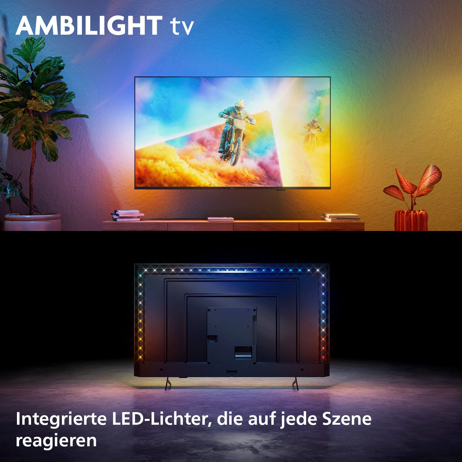 Philips 43PQS8501/12 QLED-Fernseher (108 cm/43 Zoll, 4K Ultra HD, Smart-TV)