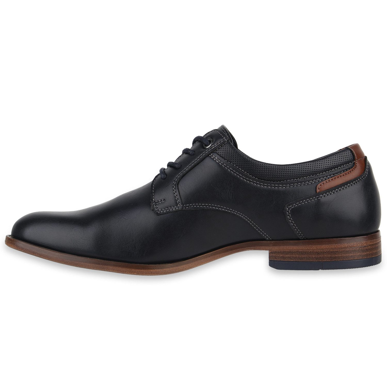 VAN HILL 841877 Budapester Herren Klassische Schnürer Elegant Business Holz günstig online kaufen