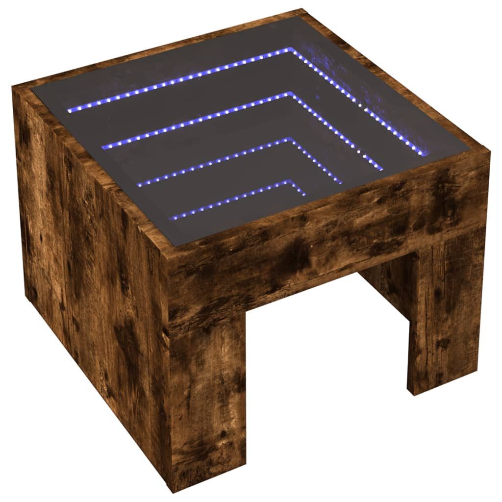 vidaXL Couchtisch Couchtisch mit Infinity-LED Räuchereiche günstig online kaufen