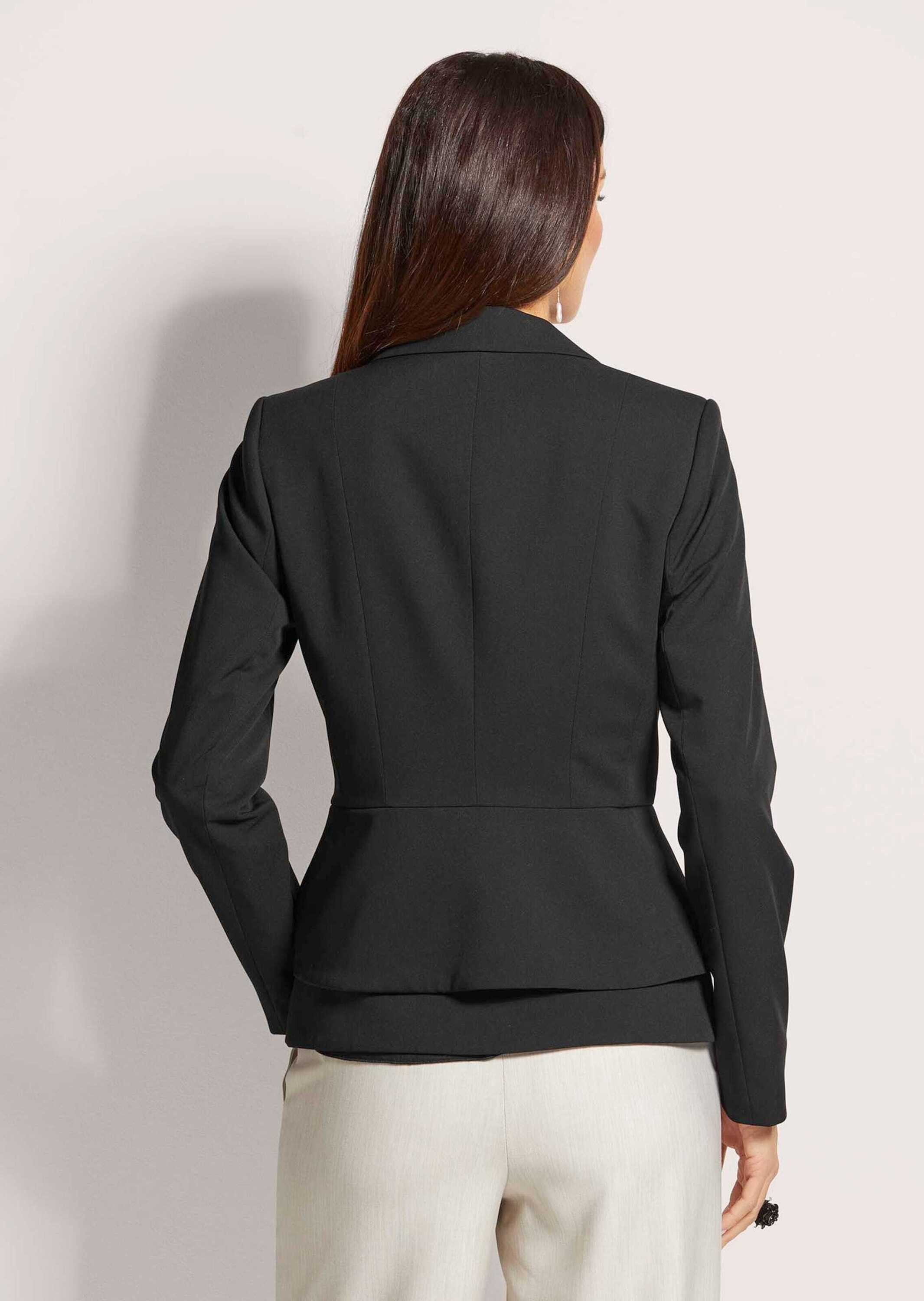 MADELEINE Kurzblazer Kurzer Schößchen-Blazer