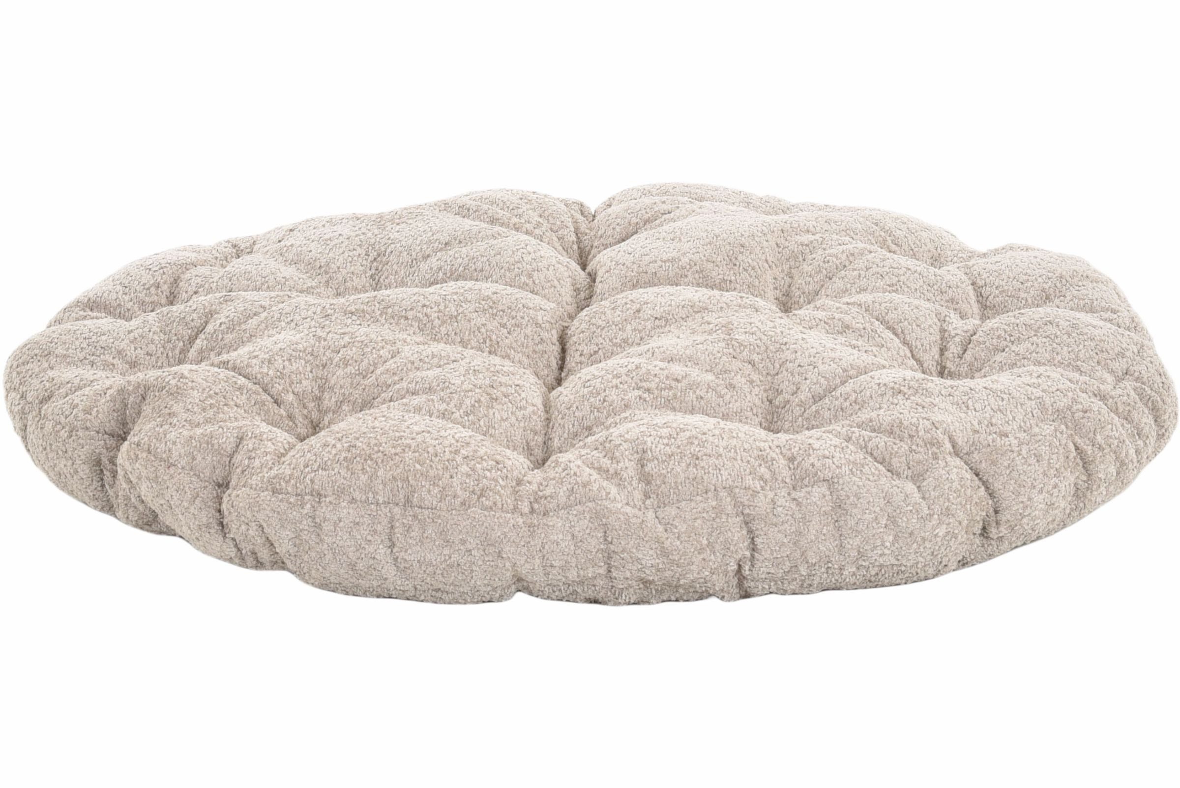 Krines Home Bodenkissen K 31 Papasan 110cm FlauschGrau, Grau-flauschig weich