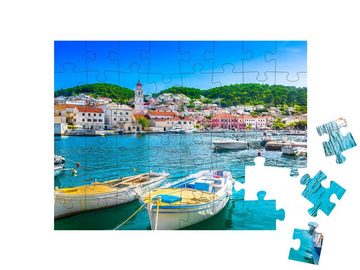 puzzleYOU Puzzle Pucisca auf der Insel Brac, Kroatien, Europa, 48 Puzzleteile, puzzleYOU-Kollektionen Kroatien