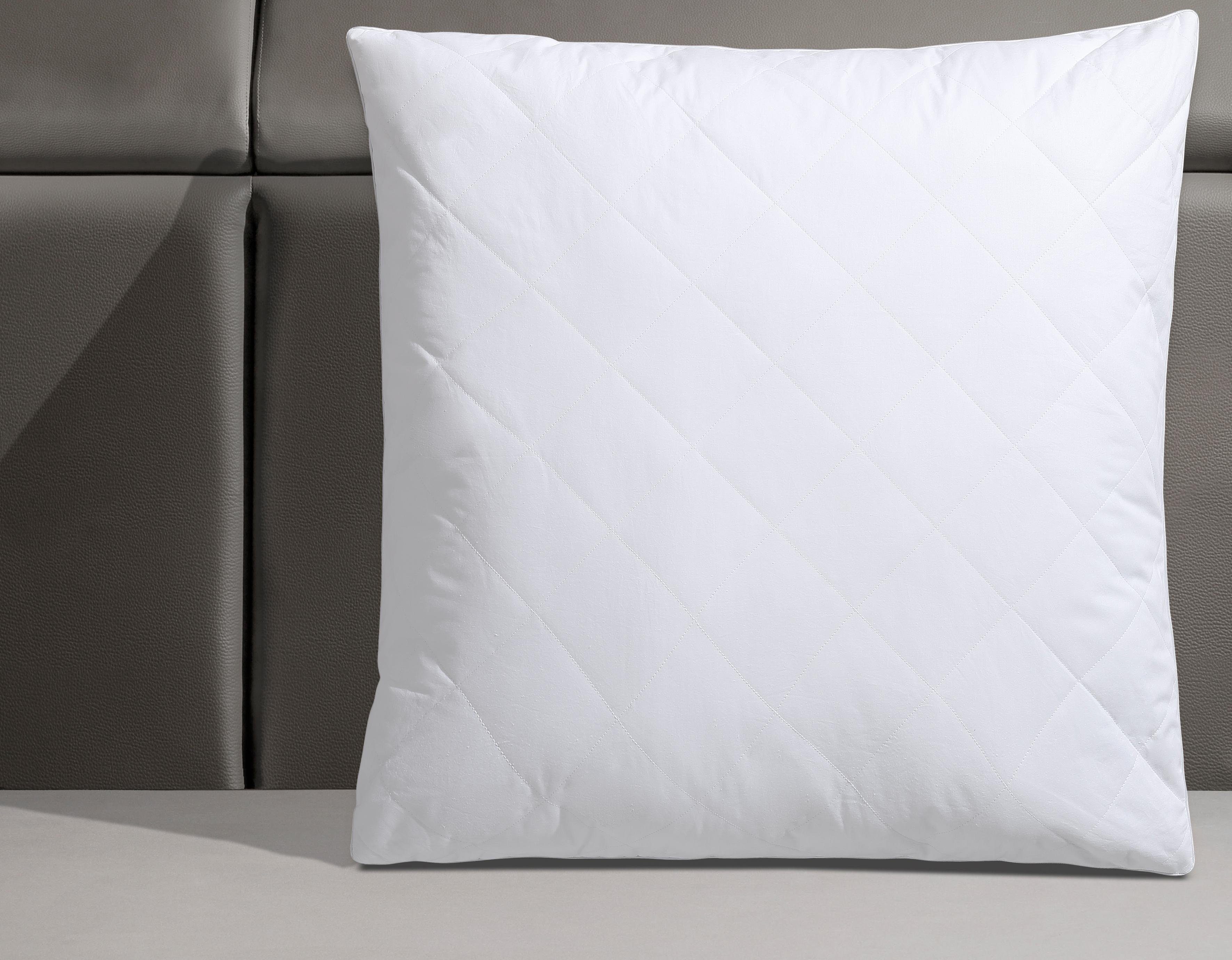QUEENS TEXTILES Synthetikkopfkissen Juliette, Bezug versteppt mit 100% Viskose – Bild 3 von 4