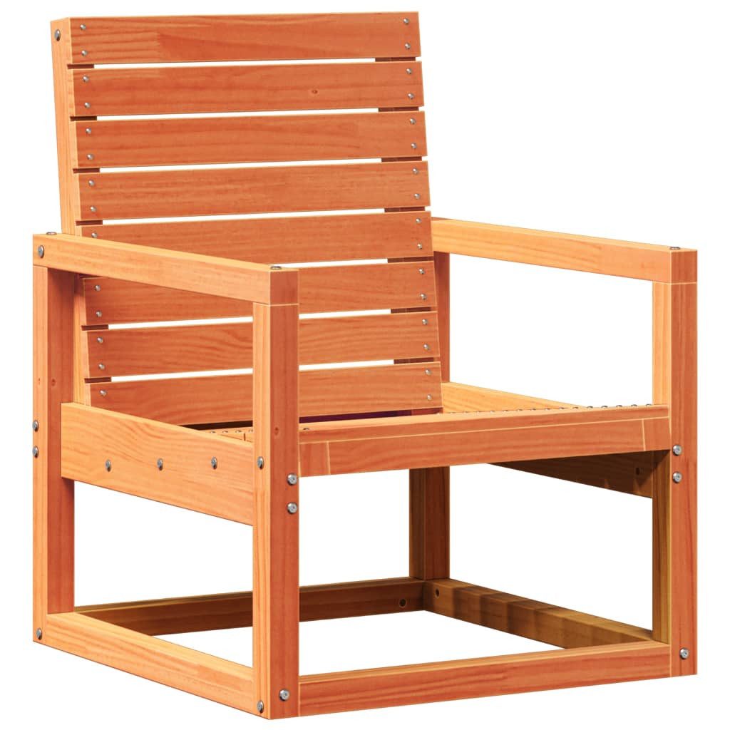 vidaXL Gartenstuhl Gartenstuhl Wachsbraun 57,5x63x76 cm günstig online kaufen