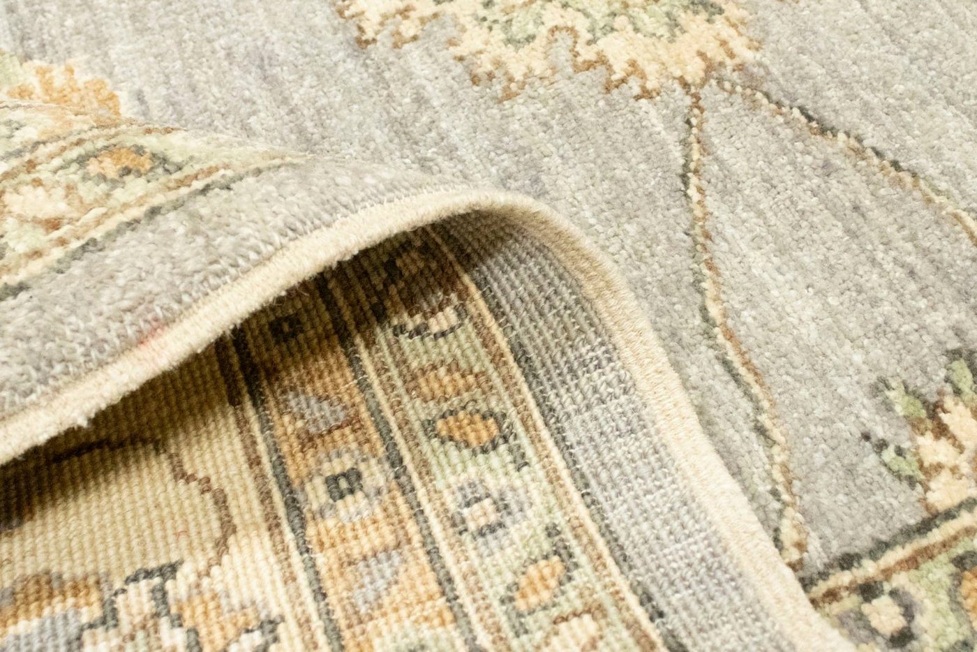 Wollteppich »Farahan Teppich handgeknüpft lila«, morgenland, rechteckig, Höhe 7 mm-kaufen