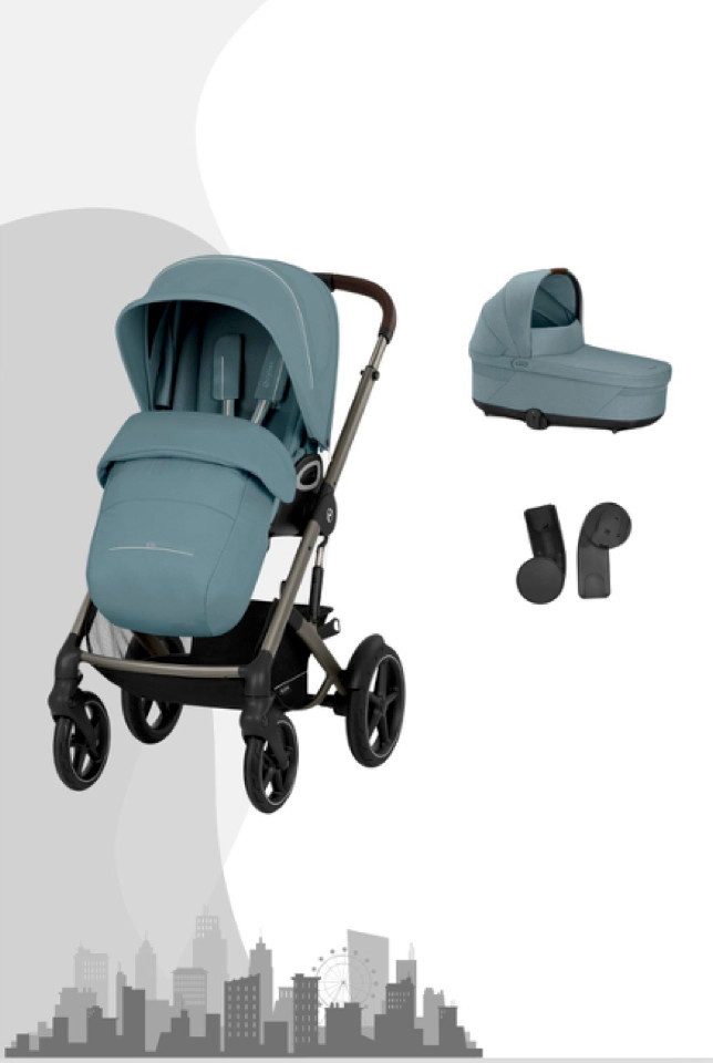 Cybex Kombi-Kinderwagen Talos S Lux Buggy mit faltbarer Babywanne