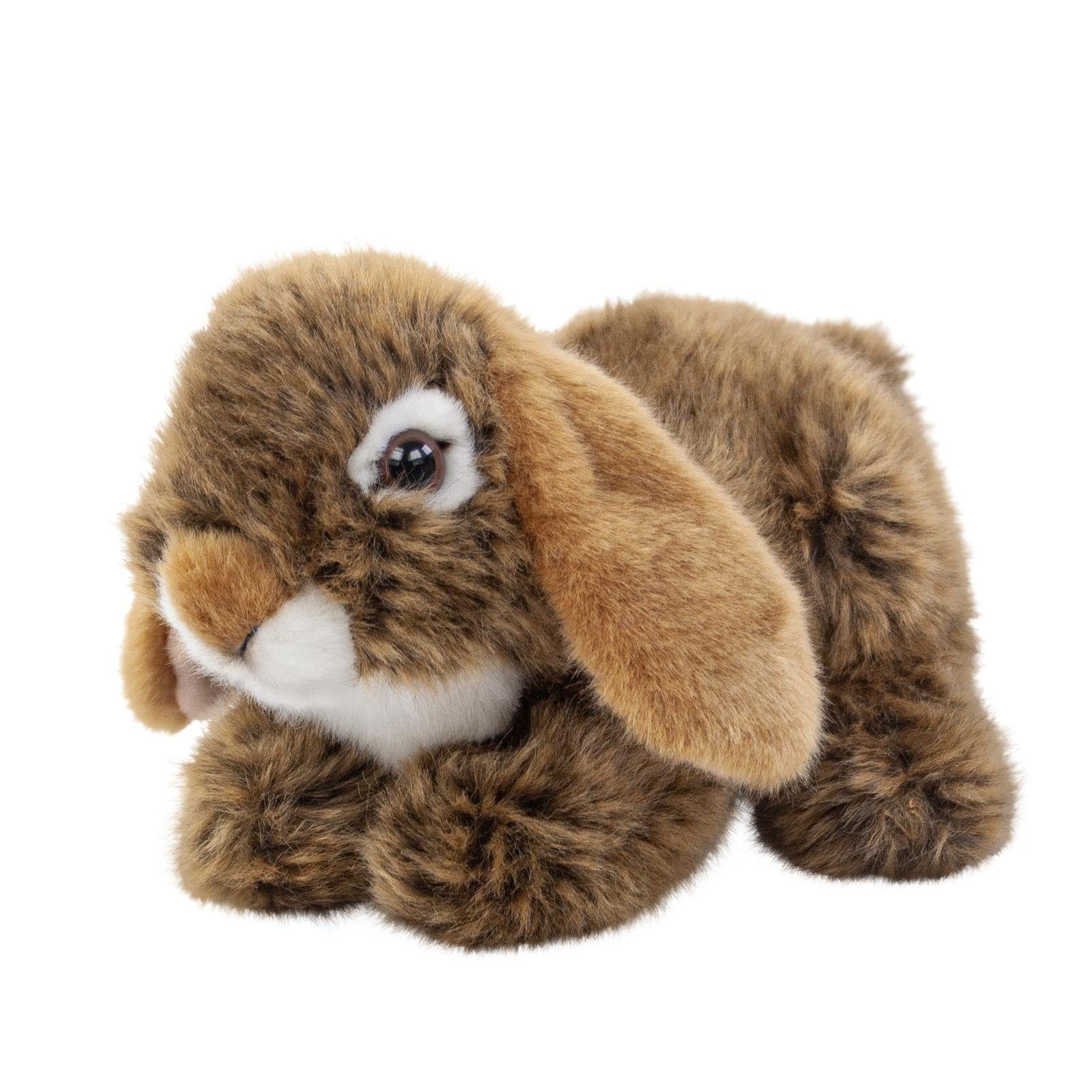 Uni-Toys Kuscheltier Kuscheltier Hase 18 cm liegend dunkelbraun ...
