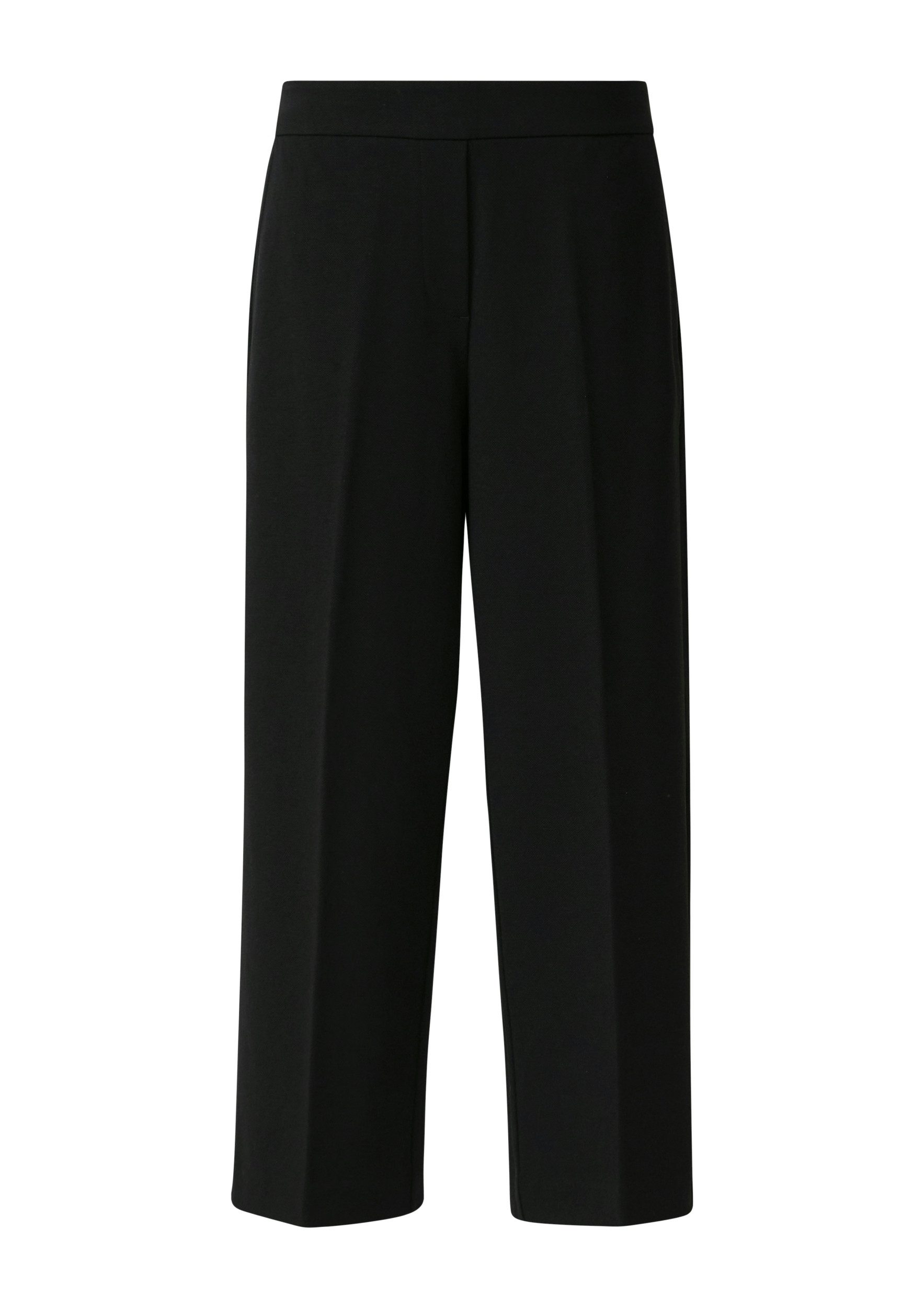 s.Oliver Culotte - Damen Stoffhose – Strukturierte Hose – Elastikbund günstig online kaufen